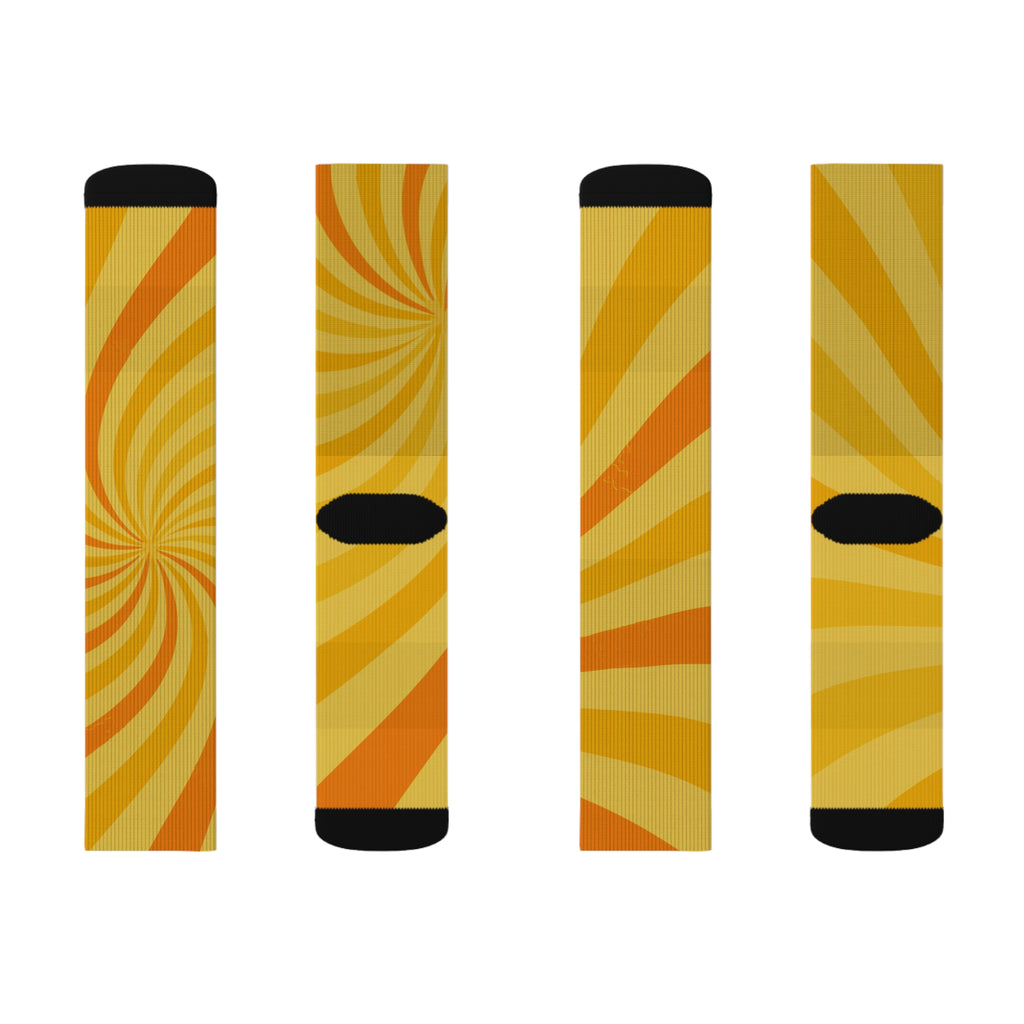 Signal: Burst – Lustige und lebendige Sublimationssocken, einzigartiges Design, tolle Geschenkidee, farbenfrohes Schuhwerk,