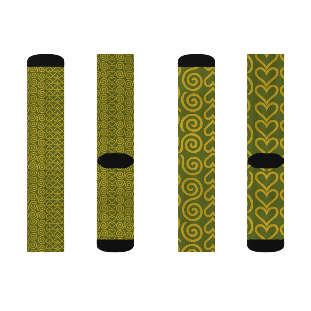 Signal Lock: Resonance Socks, Unique Sublimation Footwear, Vibrant Printed Sock Pair, vintage, Trendy Geometric Design, Gift for Men and Women, Fashionistas