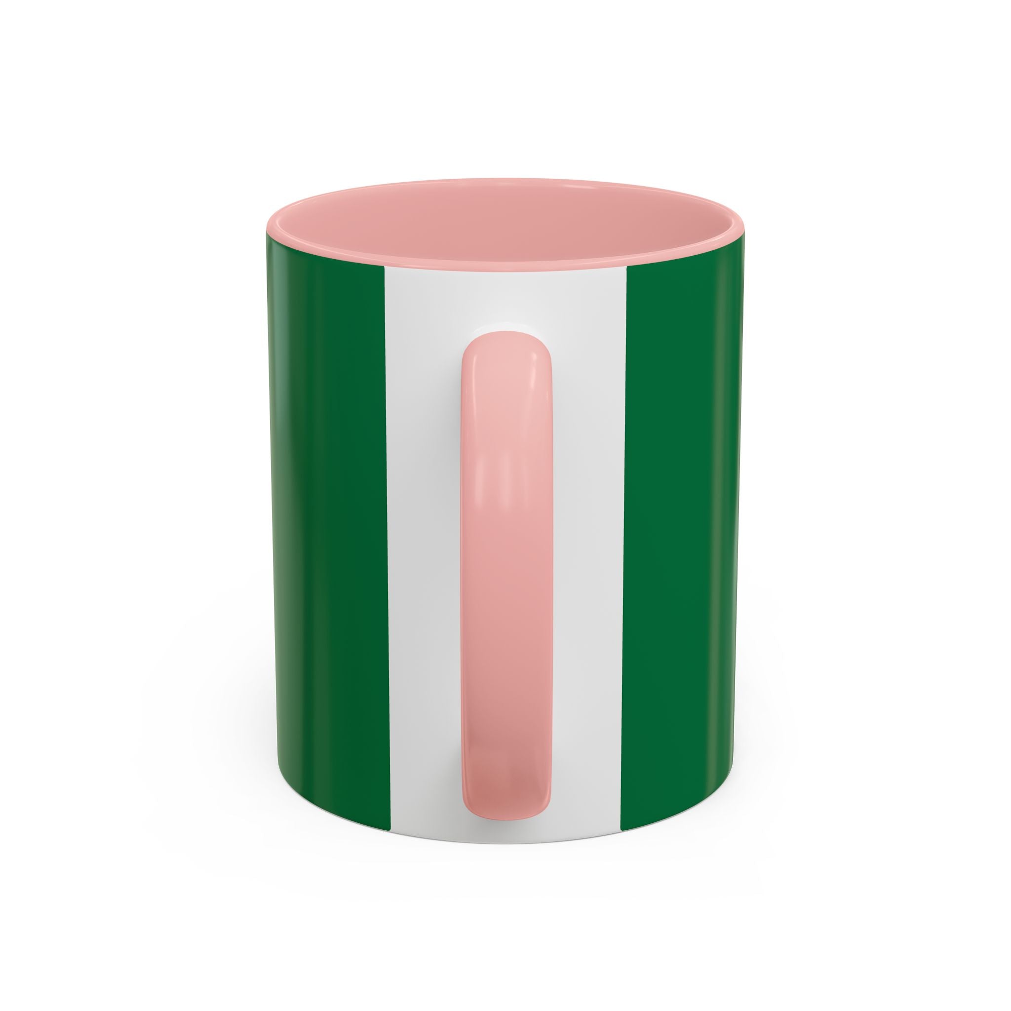 Quimbly the Duck Rubber Duck Coffee Mug - 'QWIZMAZZ' Accent Ceramic Mug (Green)