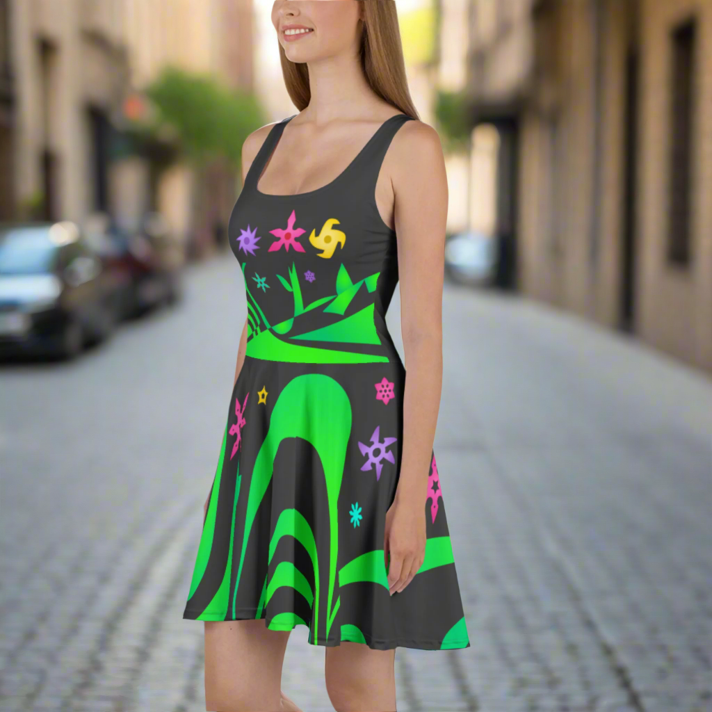 Petalstrike Skaterkleid